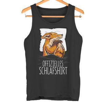 Official Sleep Fox Pyjamas Nightdress Foxes Tank Top - Geschenkecke