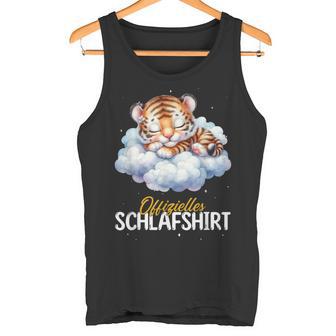 Official Sleep Tiger Nightdress Pyjamas Tank Top - Geschenkecke