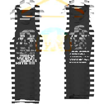 Ohio Bigfoot Hunting Club Sasquatch Fan Tank Top - Monsterry