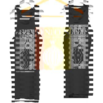 Onion Periodic Table Elements Vegetables Farmer Retro Tank Top - Monsterry