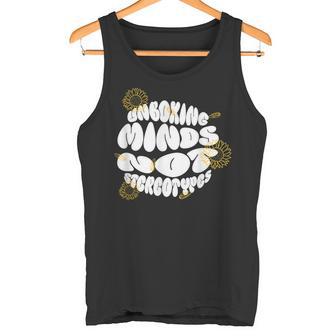 Open Minds Breaking Barriers Retro Love Motivational Quotes Tank Top - Monsterry