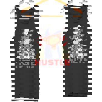 Ours En Peluche Hustle Hard Hard Hard Hard Entrepreneur Débardeur e - Cadeauxyz