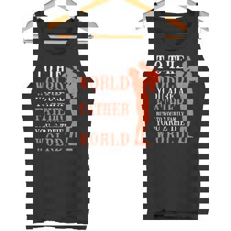 Padre Mundo Hijo Hija Papá Papá Familia Día Del Padre Camiseta sin mangas - Regaloses