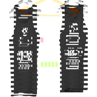 Papa Yo Mini Yo Embarazo Hijos Familia Padre Decir Bebe Camiseta sin mangas - Regaloses