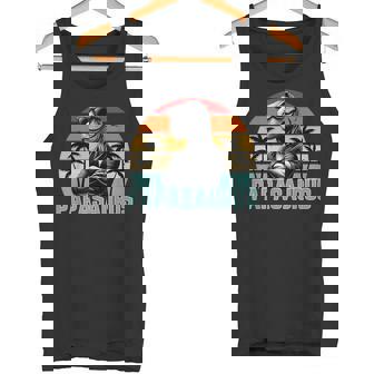 Papasaurus Rex T Rex Dinosaurio Papa Saurus Diseño De Camiseta sin mangas - Regaloses
