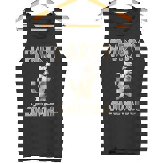 Party Animal Husky Joyful Vibe Dancing Energy Premium Tank Top - Monsterry