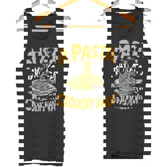 A Pasta a Day Keeps The Grouchy Away Pasta Party Tank Top - Monsterry