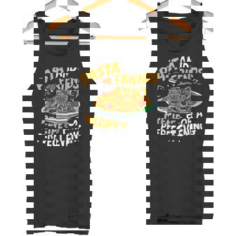 Pasta And Friends Recipe For a Perfect Evening Pasta Party Tank Top - Monsterry
