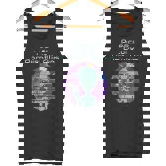 Peace Love Ancient Aliens Astronaute Theorist Ufo Conspiracy Débardeur e - Cadeauxyz