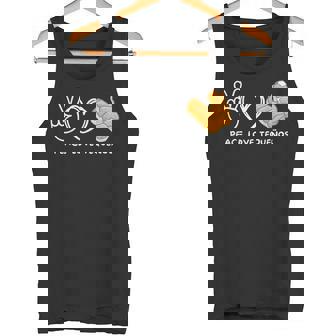 Peace Love Tequenos Retro Tequenos Amante De La Comida Camiseta sin mangas - Regaloses