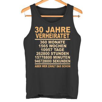 Pearl Wedding Anniversary 30Th Anniversary Married Tank Top - Geschenkecke