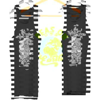 Peas On Earth Peas Tank Top - Monsterry