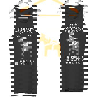 Pepparkakor How Swede It Is Christmas Cookies Dala Horse Tank Top - Monsterry