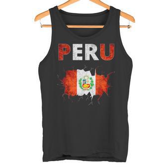 Peru Football Jersey Quali Peru Flag Tank Top - Geschenkecke