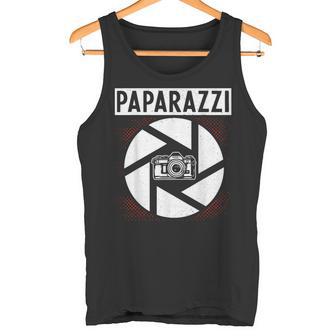 Photography Camera Lens Retro Paparazzi Tank Top - Geschenkecke