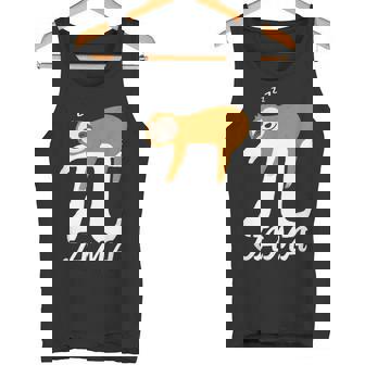 Pi Jama Sloth Pajama PJ 314 Pi Number Symbol Math Sloth Tank Top - Monsterry