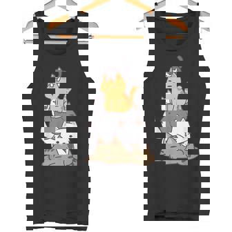 Pile Of Kitty Cats Cute Cat Lover Cat Tank Top - Geschenkecke