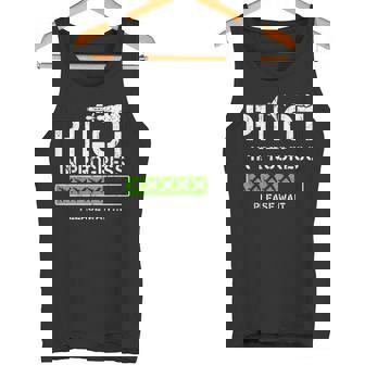 Piloto En Progreso Niño Futuro Piloto Aviación Aviaciónolar Camiseta sin mangas - Regaloses
