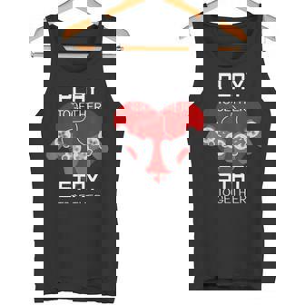 Play Together Stay Together Video Game Lovers Couple T-Shirt Tank Top - Monsterry