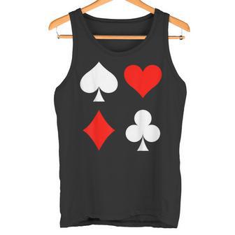 Playing Cards Skat Card Game Poker Costume Carnival Fancy Dress Tank Top - Geschenkecke