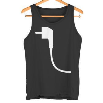 Plug And Socket Carnival And Fancy Dress Partner Look Costume Tank Top - Geschenkecke