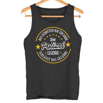 Polizist Rente 2023 A Real Legend Leaves The Terrain Tank Top - Geschenkecke