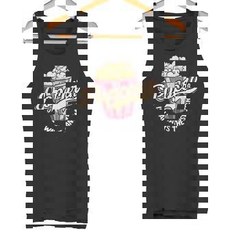 Popcorn Is Always The Answer Funny Tee For Kids And Teens Tank Top - Monsterry