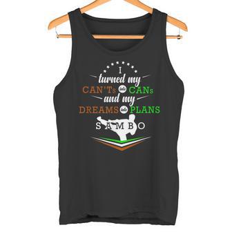 Positive Russian Martial Art Sambo Quote Tank Top - Monsterry