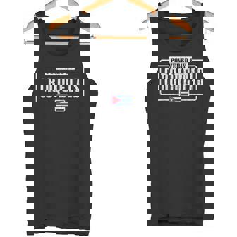 Powered By Croquetas Cuban Flag Pride Cuba Tank Top - Monsterry