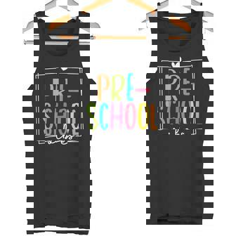 Preschool Vibes Back To School Hello Pre-K Teacher Kids Tank Top - Monsterry
