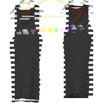 Pride Rainbow Ghost Graphic Tank Top - Monsterry