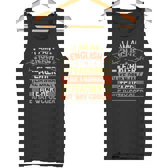 Profesor Inglés Colegio Maestro Inglés Camiseta sin mangas - Regaloses