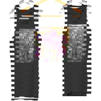 Protea Flower Field Beautiful Sunset Graphic Tank Top Tank Top - Monsterry