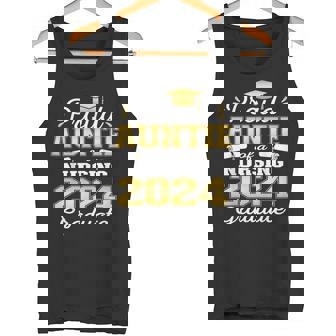 Proud Auntie Class Of 2024 Nursing Graduate Nurse Tank Top - Monsterry