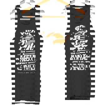Proud Dad Of A 2025 Senior Basketball Graduation Tank Top - Monsterry