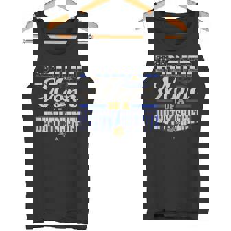 Proud Mom Of a Deputy Sheriff Mother Police Officer Tank Top - Monsterry