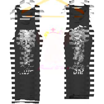 Proud To Be A Nurse Elephant Tee For Family Day Tank Top - Monsterry