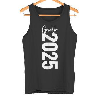 Prüfung Bestanden Geselle Abschluss 2025 Geschenk Schwarz Erwachsene Klein Klassisch Gesellenprüfung Bestanden Geselle 2025 Tank Top - Geschenkecke