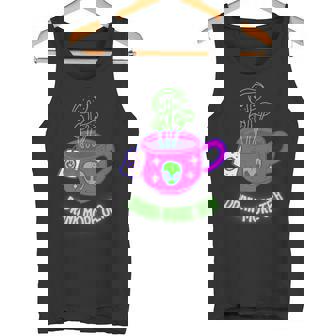 Psychedelic Mushroom Trippy Alien UFO Rave Festival Tank Top - Monsterry
