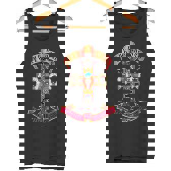 Pugs & Roses Classic Rock And Roll Lover Pug Owner Camiseta sin mangas - Regaloses