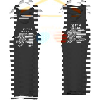Puritan OH Vintage US Flag Sunglasses Tank Top - Monsterry