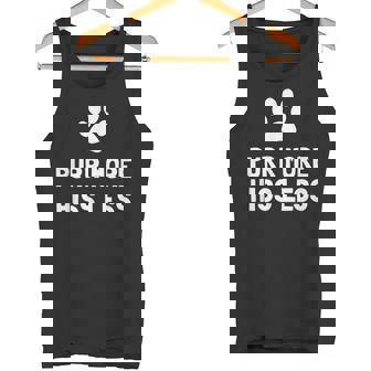 Purr More Hiss Less T-Shirt Tank Top - Monsterry