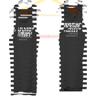 Pyrotechnics Enthusiast Stay Back Pyro Fireworks Pyromaniac Tank Top - Monsterry