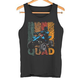 Quad Four Wheel Drive 4x4 Driver Racing Motorsport Retro Tank Top - Monsterry