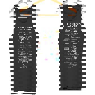 Quantum Mechanic Special Relativity Physics Formula Tank Top - Monsterry