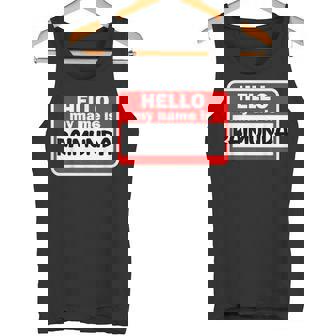 Raimunda Hello Hi My Name Is Con Nombre Personalizado Camiseta sin mangas - Regaloses