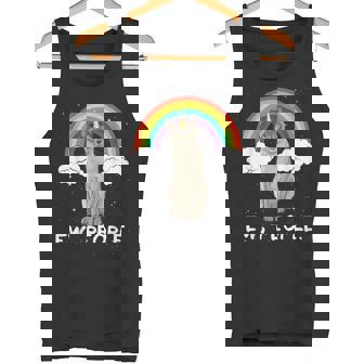 Rainbow Burmese Ew People Unicorn Cat Tank Top - Monsterry