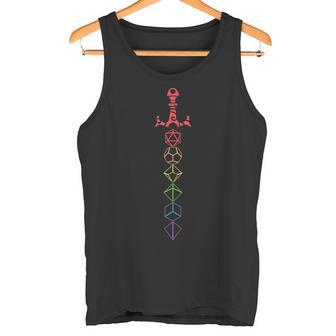 -Rainbow-Dice-Sword-Tabletop-Rpg-Gaming-Dnd- Tank Top Tank Top - Monsterry