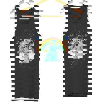 Rainbow Flag LGBT Gay Pride Dragon Tank Top - Monsterry