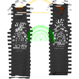 Rainbow In May We Wear Green Teen Self Esteem Awareness Tank Top - Monsterry
